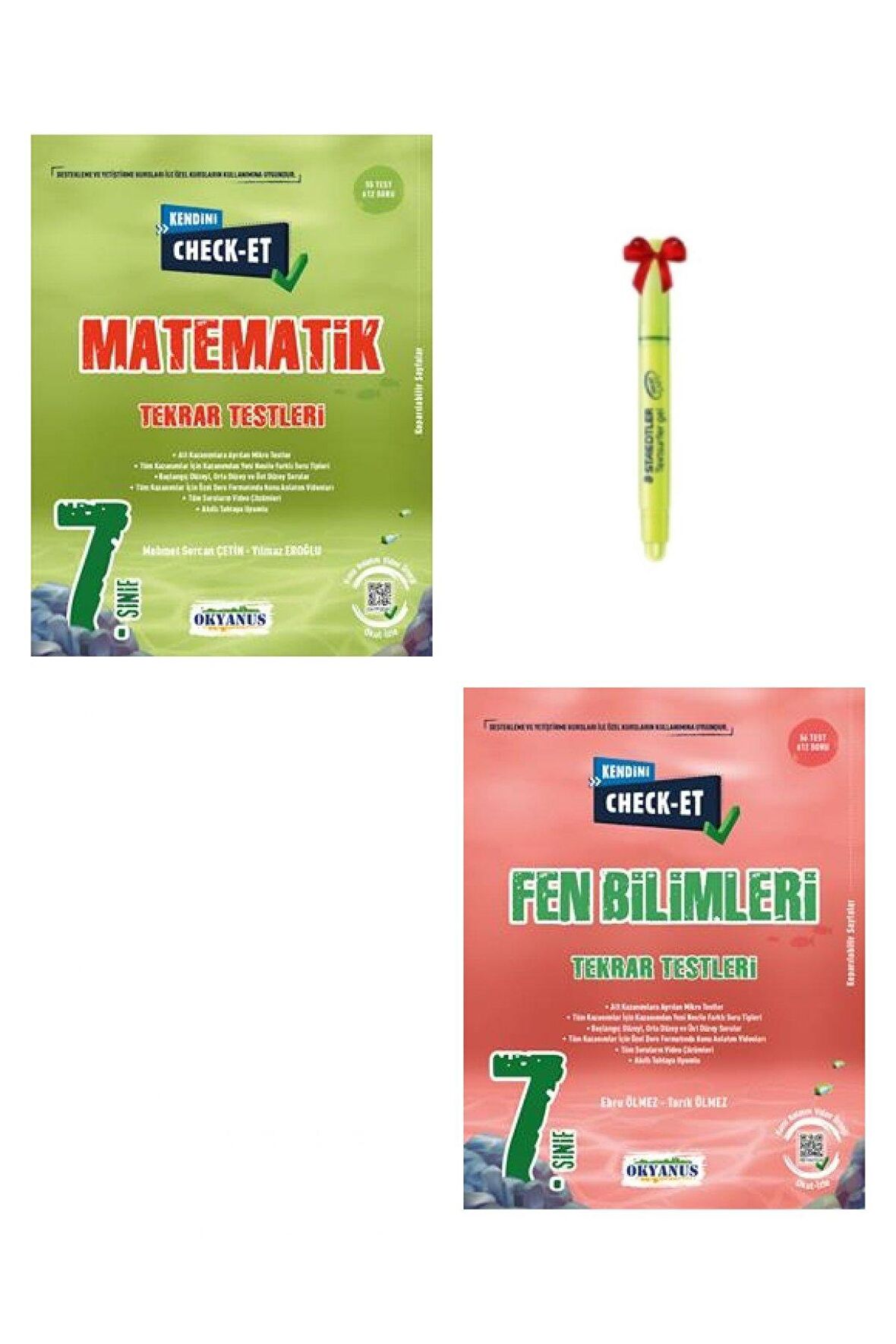 7.Sınıf CHECK-ET Matematik ve Fen Bilimleri Tekrar Testleri