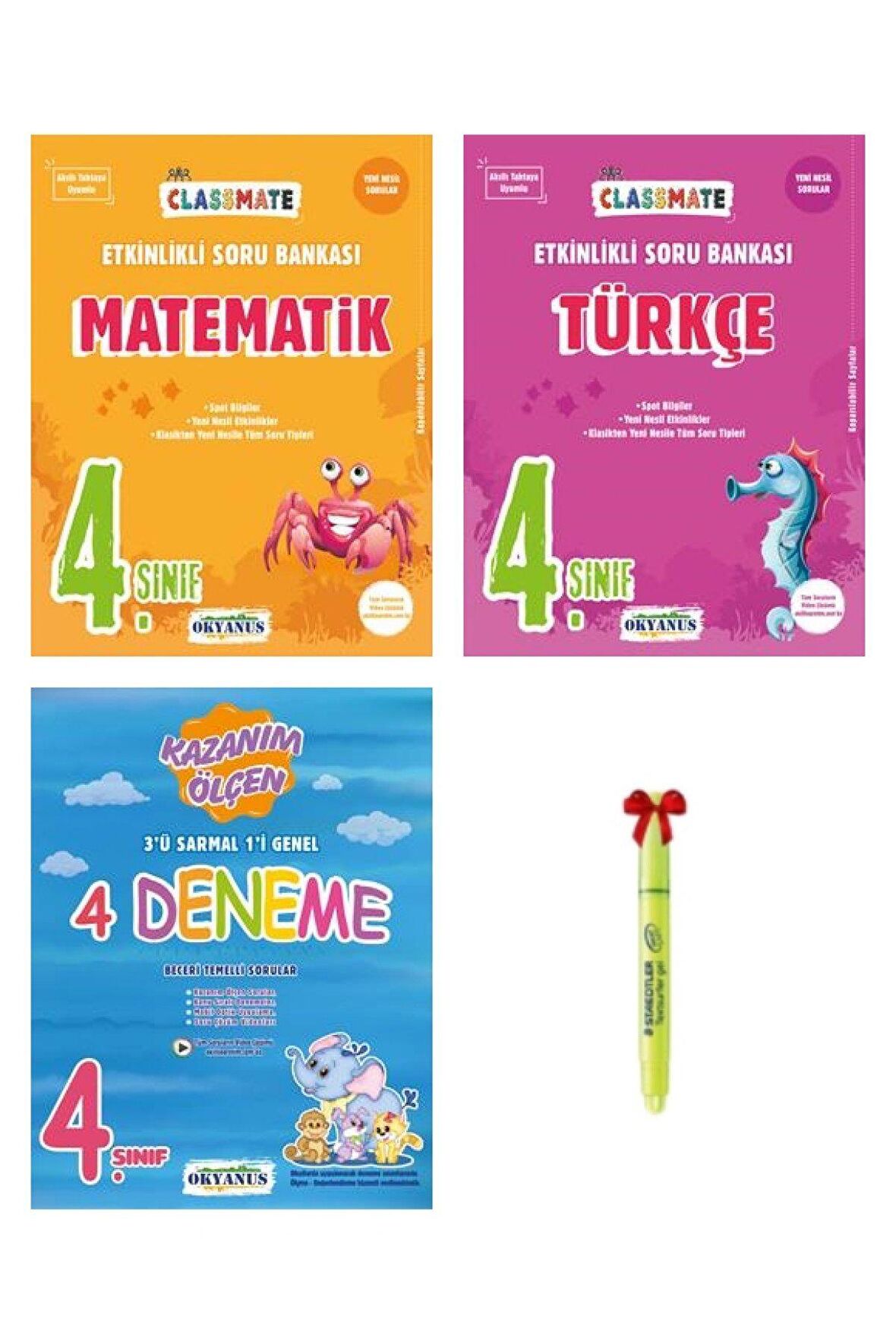 4.Sınıf Classmate Matematik Türkçe ve 4'lü Deneme
