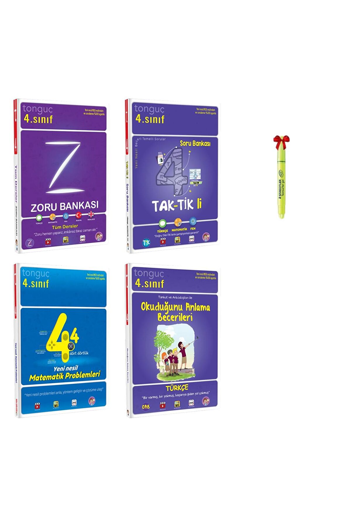 4. Sınıf Zoru Bankası Taktikli Soru Bankası Problemler ve Okuduğunu Anlama