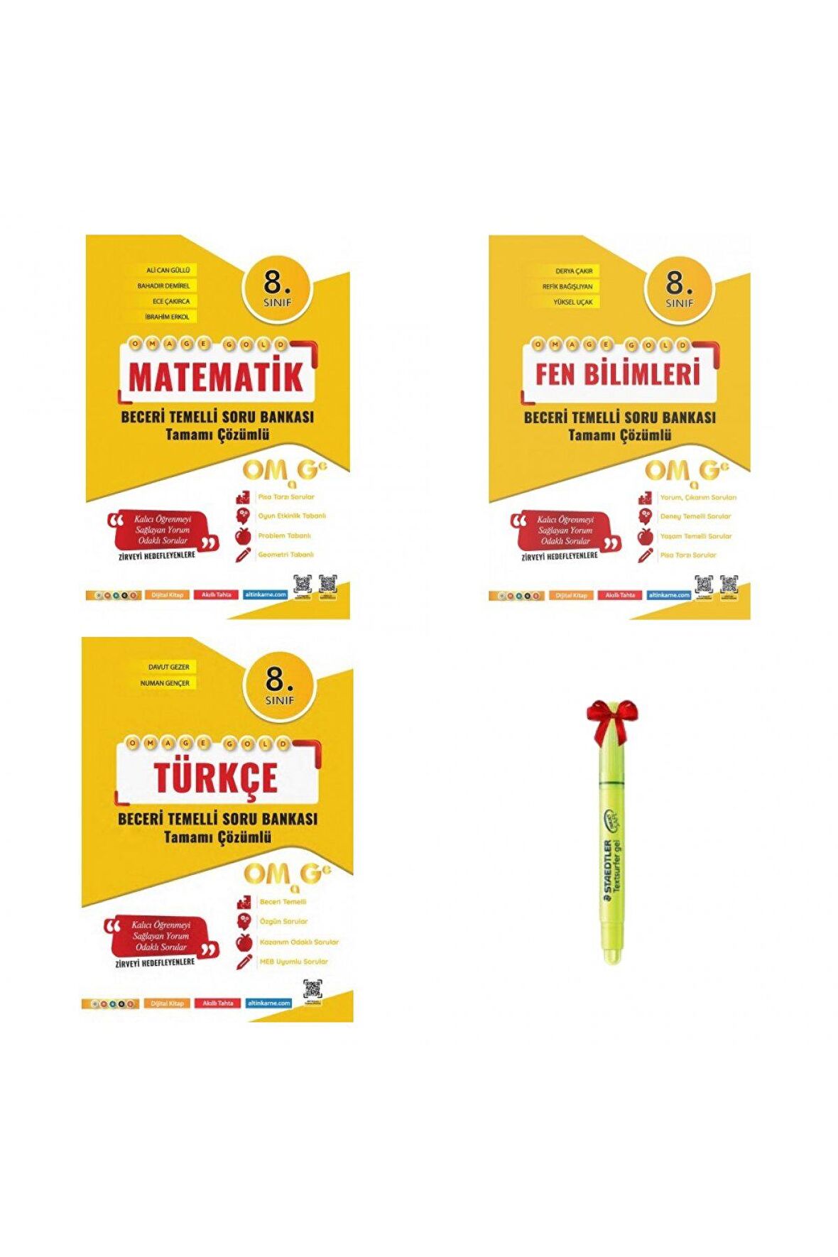 LGS 8.Sınıf Beceri Temelli Matematik Fen ve Türkçe Soru Bankası