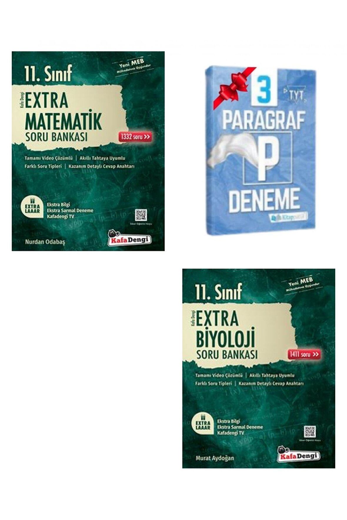 11.Sınıf Extra Matematik ve Biyoloji Soru Bankası