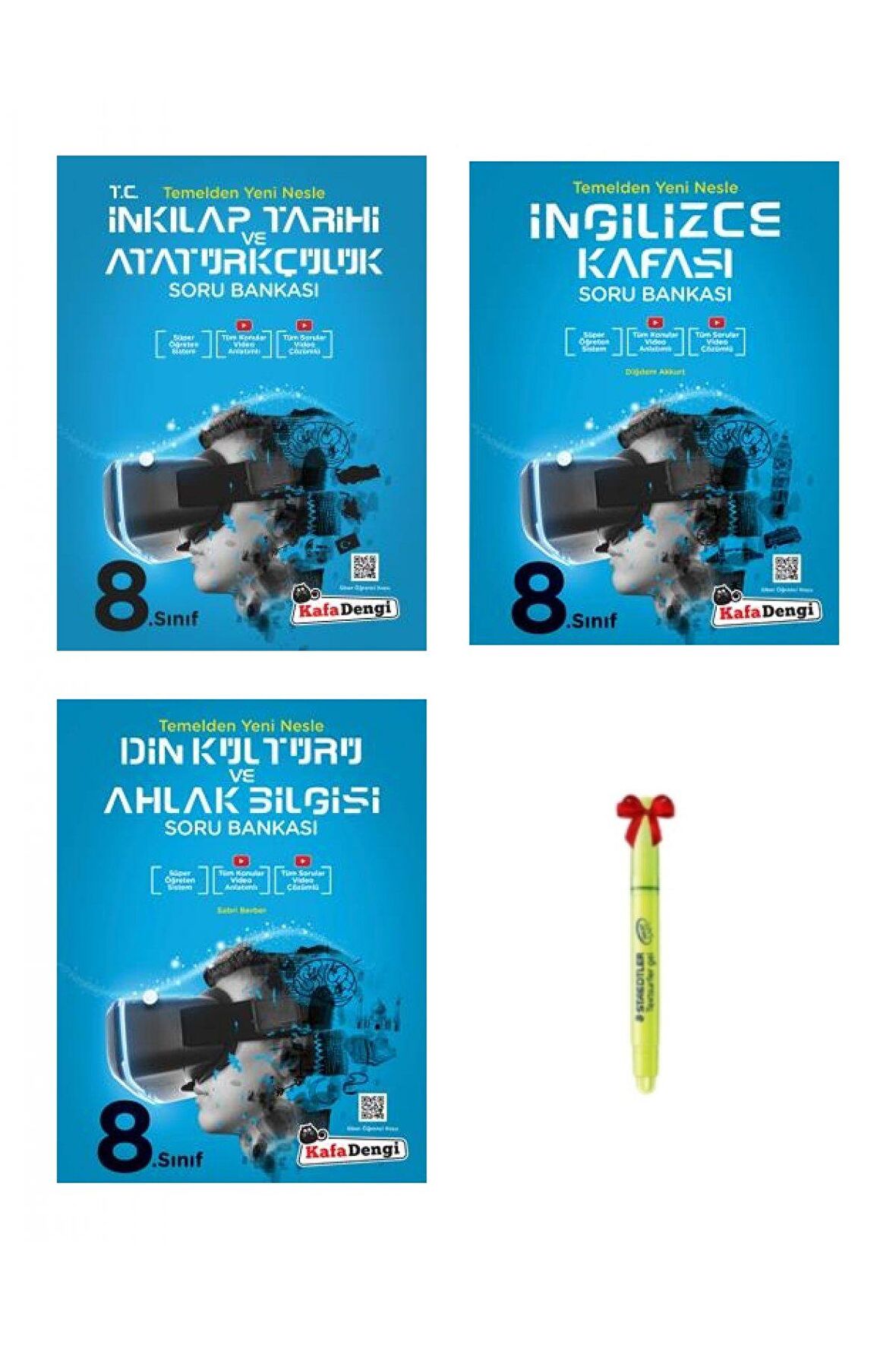 LGS 8.Sınıf İnkılap Tarihi İngilizce ve Din Kültürü Kafası Soru Bankası