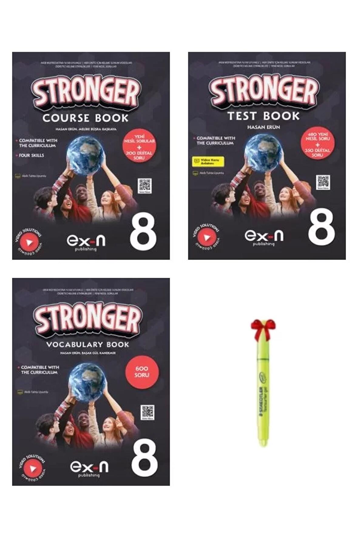 8. Sınıf Stronger Course Test ve Vocabulary Book