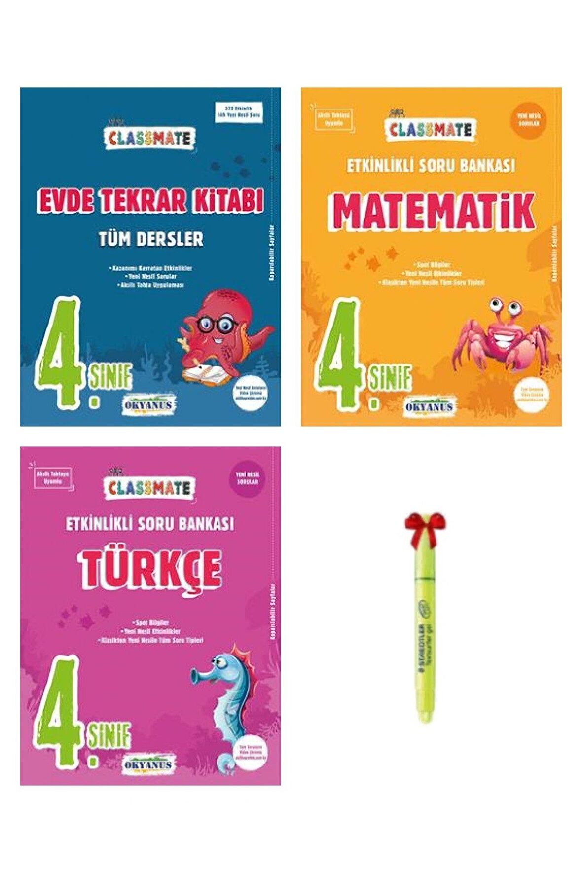 4.Sınıf Classmate Evde Tekrar Matematik ve Türkçe