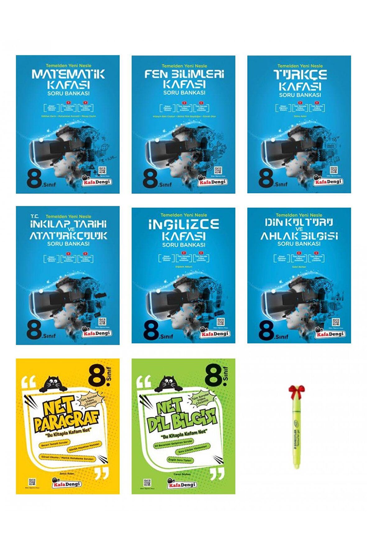 LGS 8.Sınıf Soru Bankası Full Set ( 8 kitap )