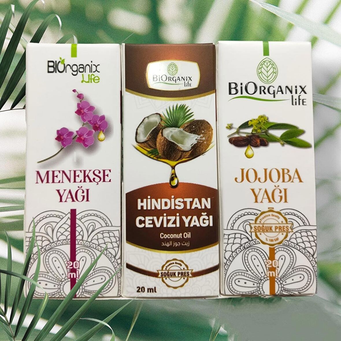 menekşe + hindistan + jojoba yağı