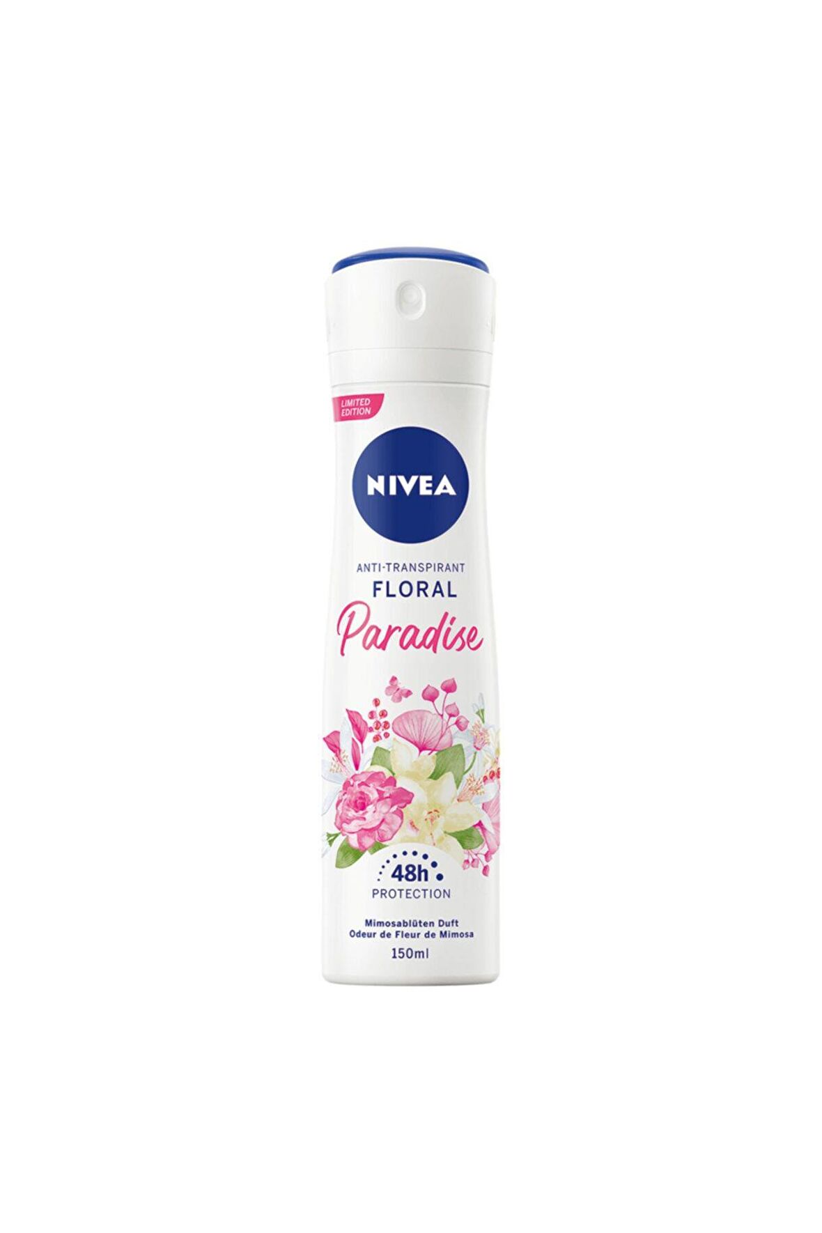 Nivea Kadın Sprey Deodorant Floral Paradise,48 Saat Deodorant Koruması,150ml