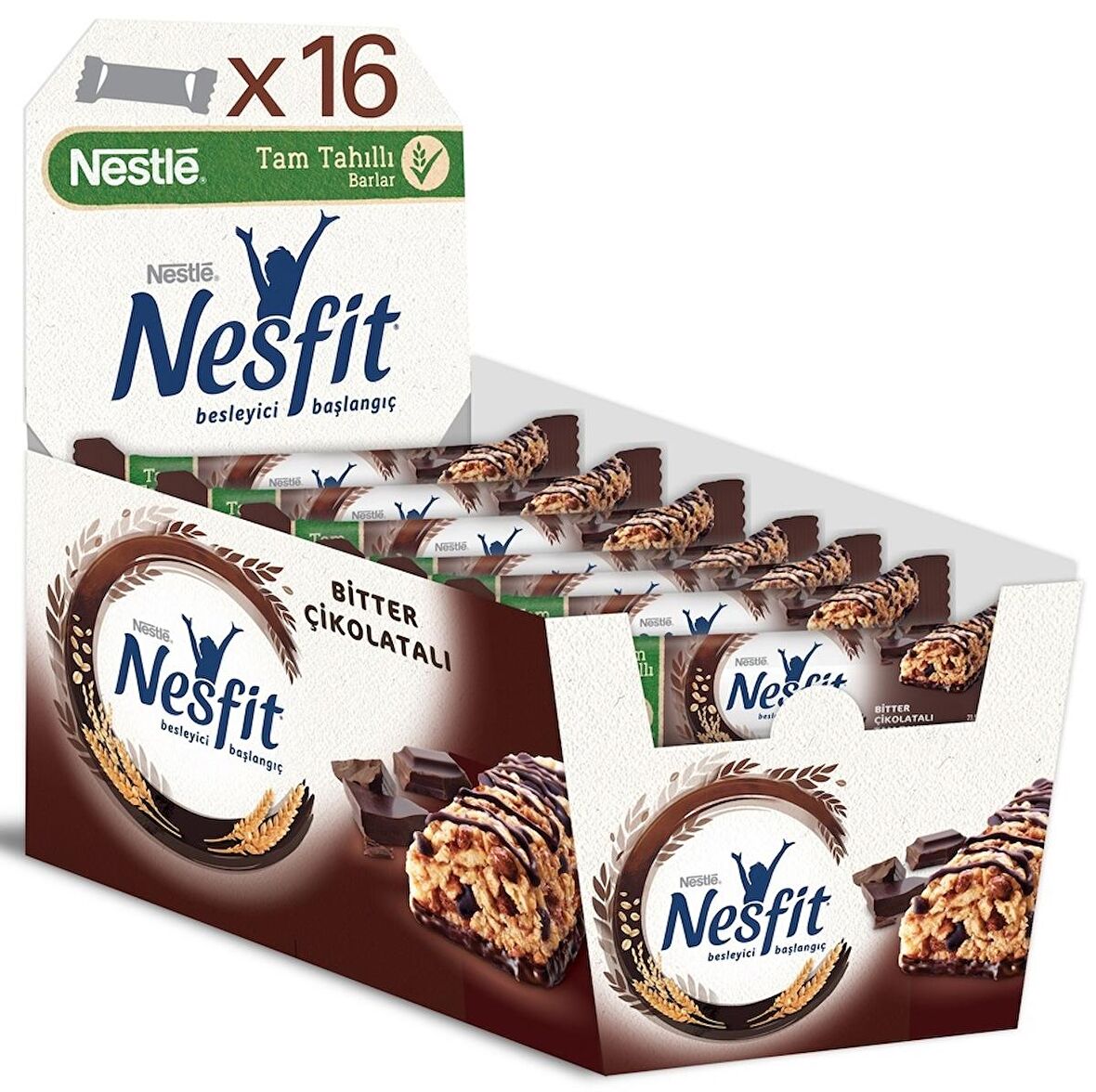 Nestle Nesfit Bitter Çikolatalı Bar 25 gr x 16 Adet