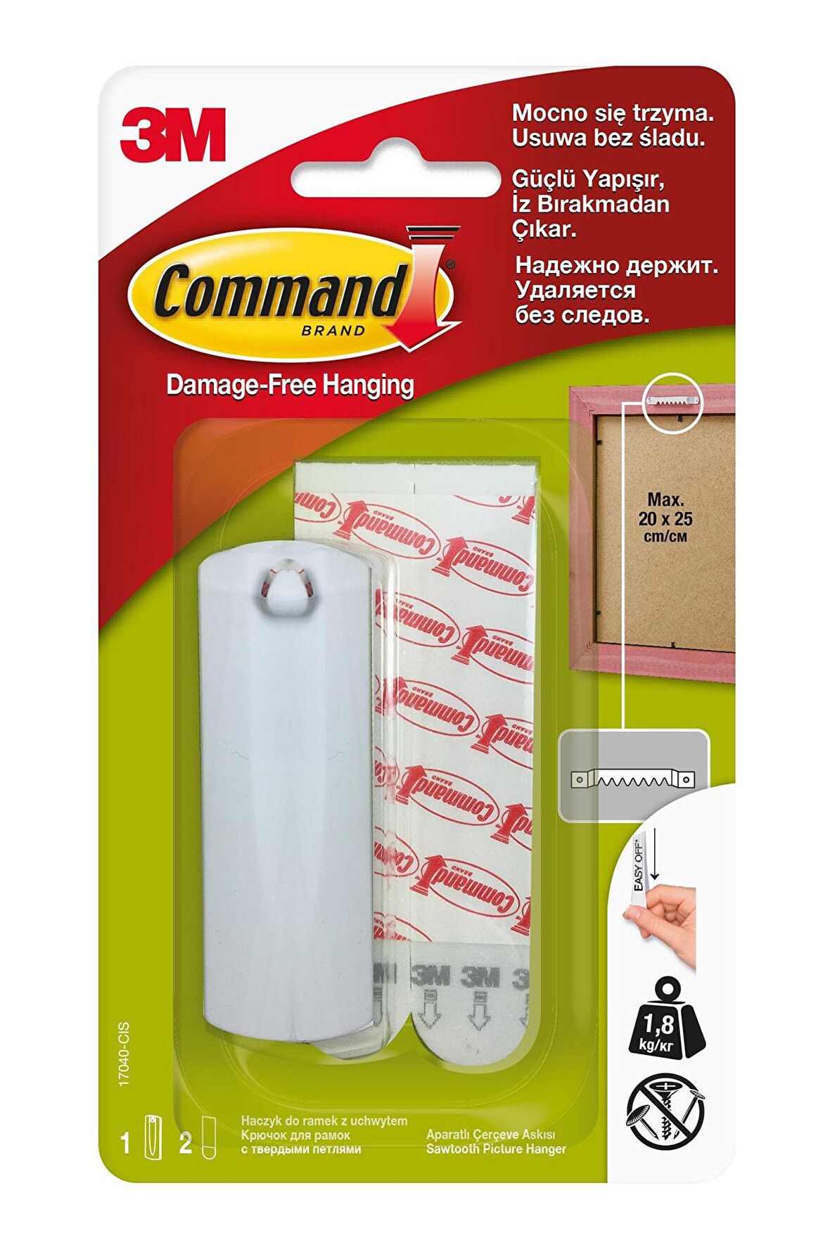 Command 17040 Çerçeve Askı Aparatlı