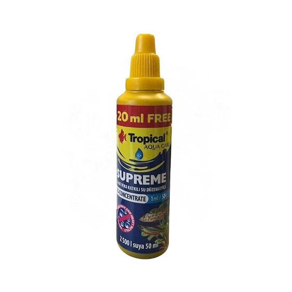 Tropical Supreme Aleo Vera Katkılı Akvaryum Su Düzenleyici 50 Ml