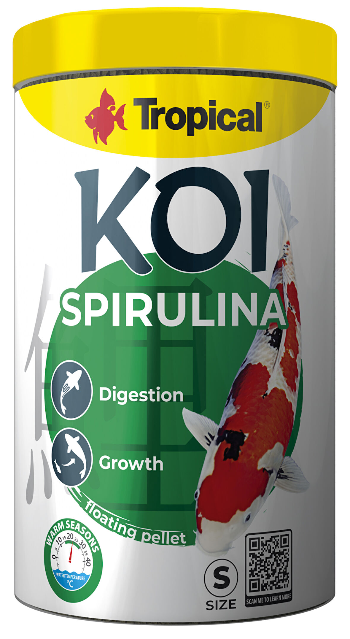 Tropical Koi Spirulina Pellet Size S 1000 ml