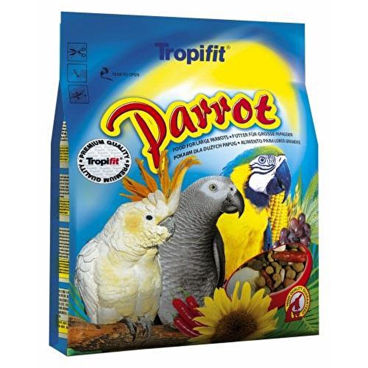 Tropifit Meyveli 1 Kg Papağan Yemi 