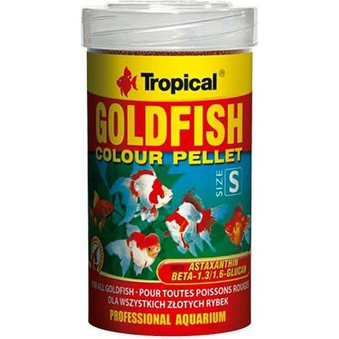 Tropıcal Goldfısh Colour Pellet Sıze Small 250Ml 110Gr