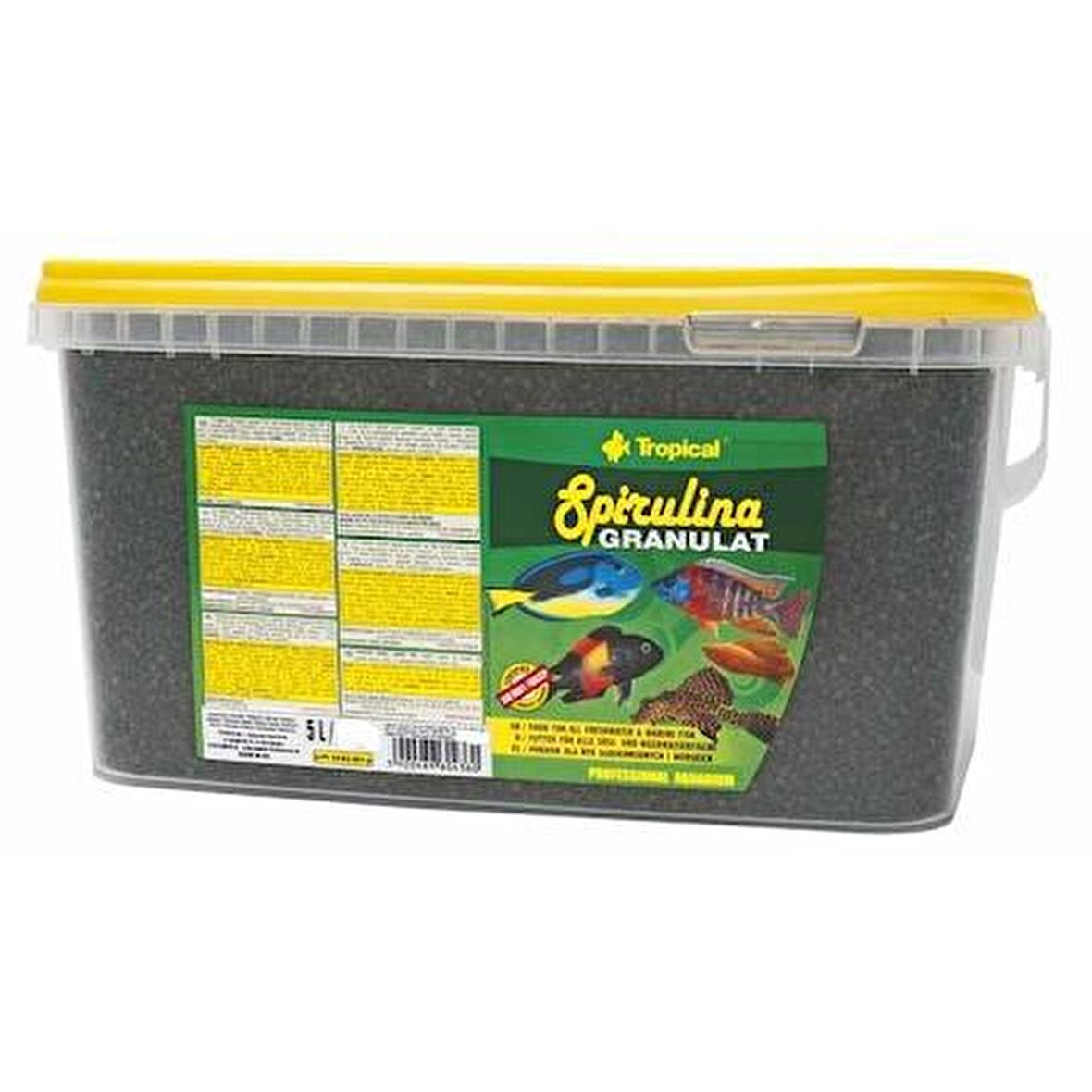 Tropical Super Spirulina Forte Granulat Granül Balık Yemi 5 L 3 Kg