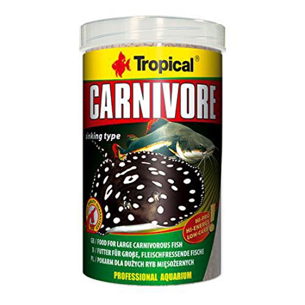 Tropical Carnivore Tablet Yem 1000 ml 600 Gr