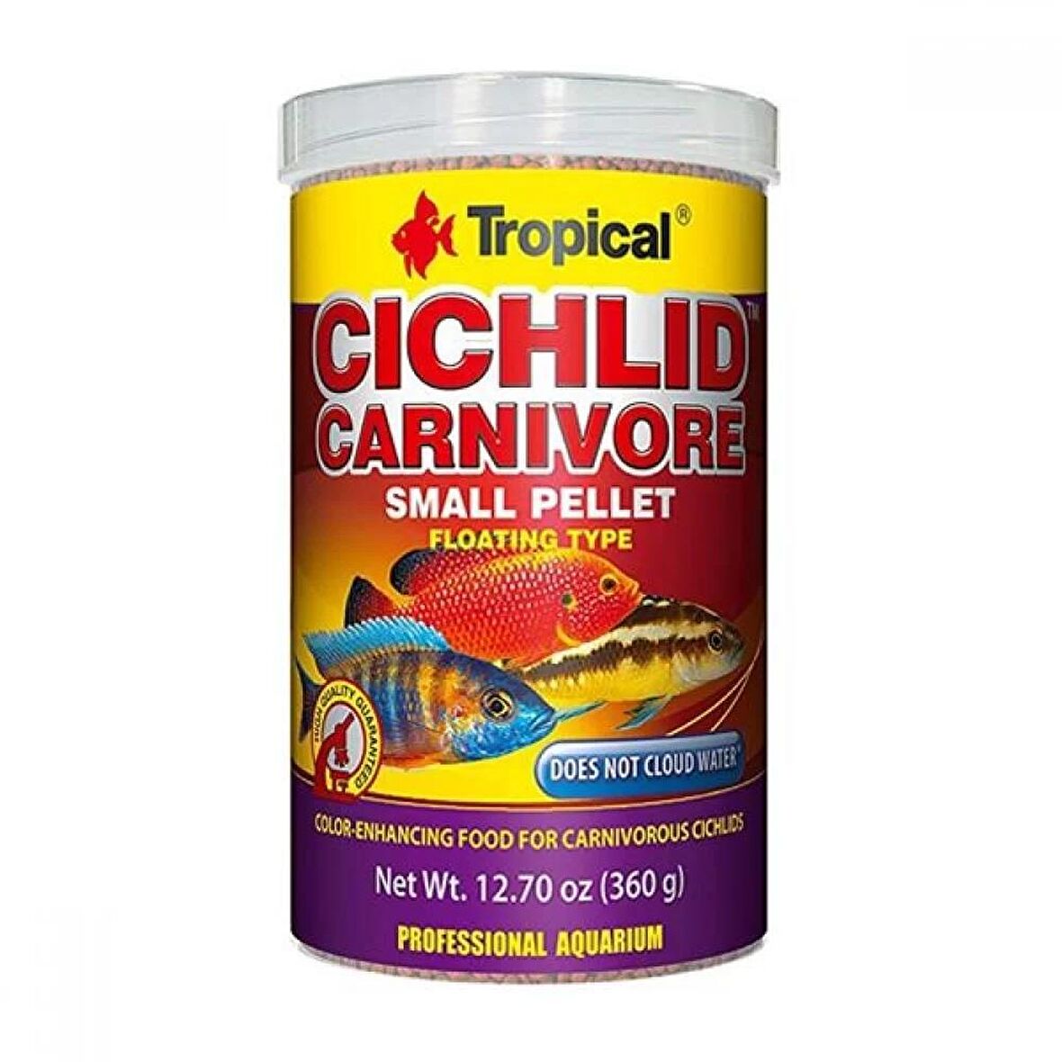 Tropical Cichlid Carnivore Small Pellet 250 Ml