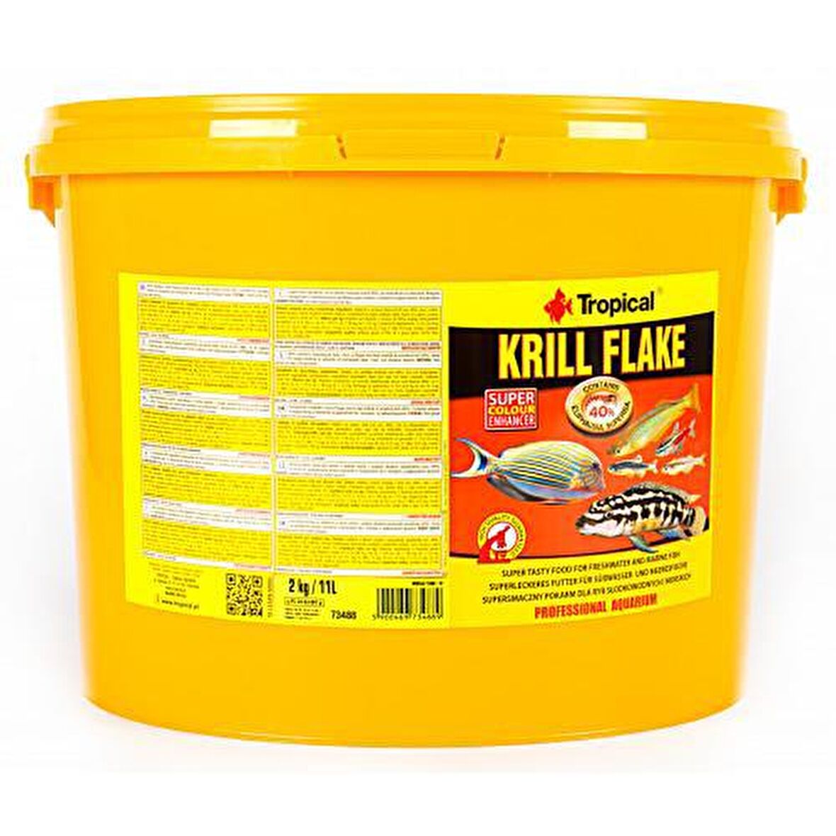 Tropical Krill Flake Pul Balık Yemi 11 L 2 Kg