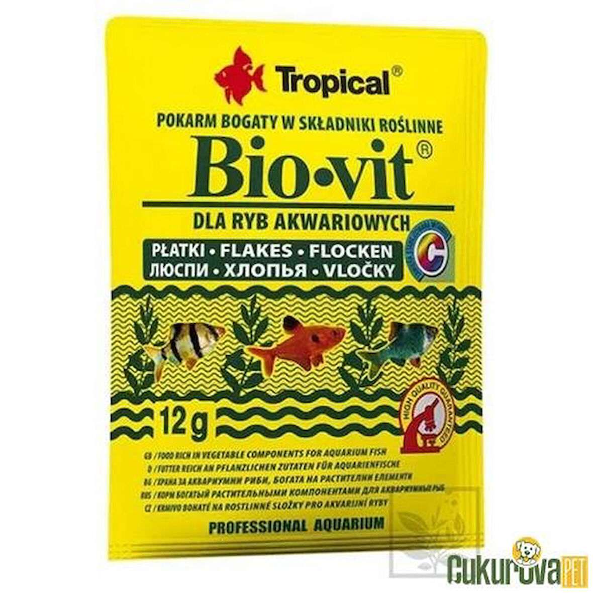 Tropical Bio-vit 12 Gr Balık Yemi