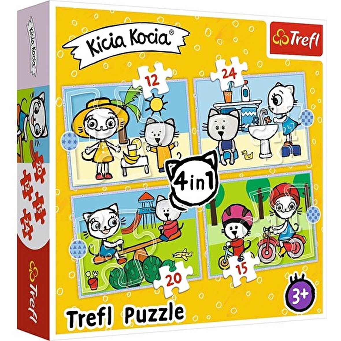 Trefl Yaşam 35+48+54+70 Parça Çocuk Puzzle