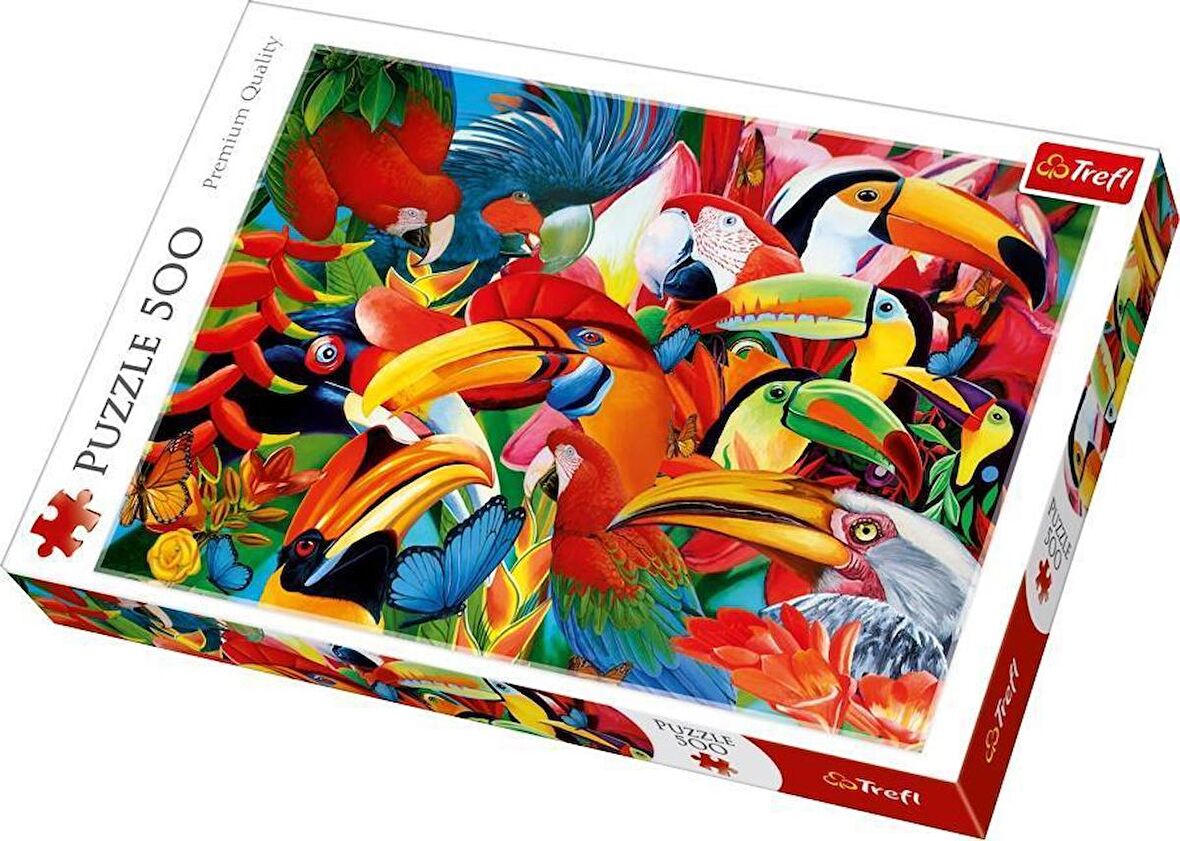 Trefl Colourful Birds 11+ Yaş Orta Boy Puzzle 500 Parça