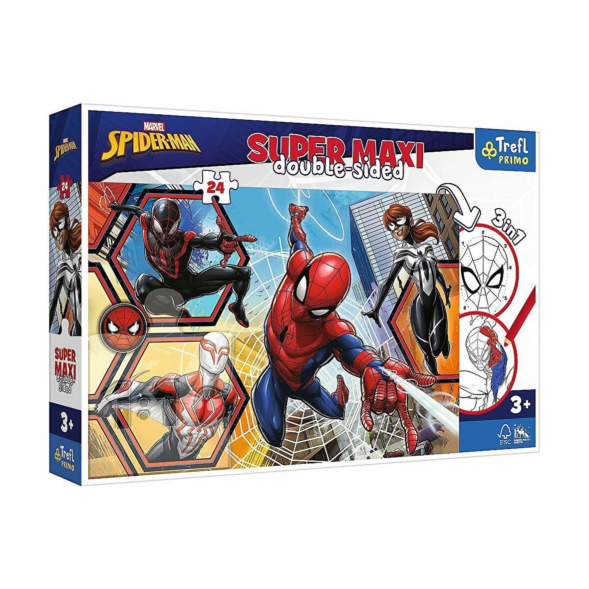 PUZZLE-41006 Super Maxi Spiderman 24 Parça Çocuk Puzzle