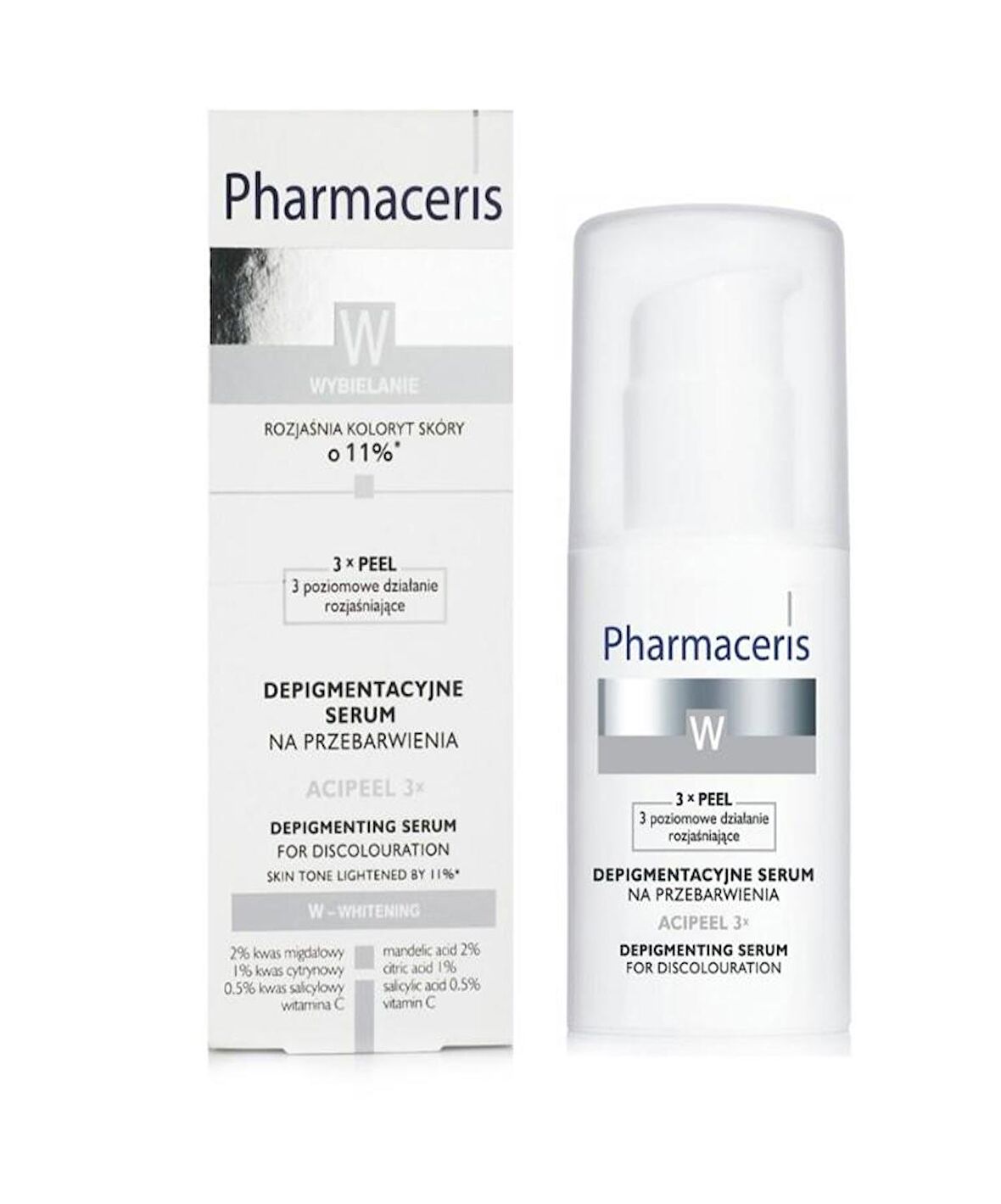 Pharmaceris W Acipeel 3x Depigmenting Serum For Discolouration 30 ML