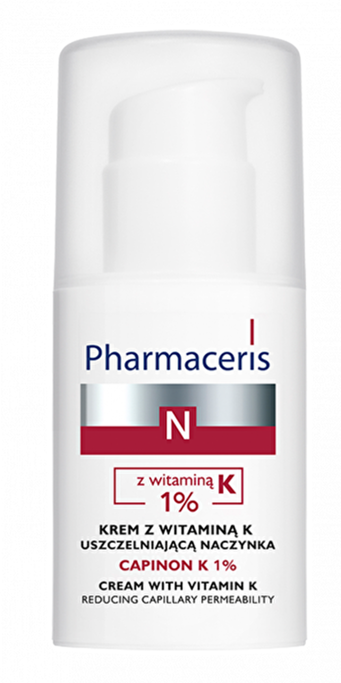 Pharmaceris Neocapillaires Capinon K %1 Tüm Cilt Tipleri İçin Su Bazlı Yağsız Nemlendirici Yüz Bakım Kremi 30 ml