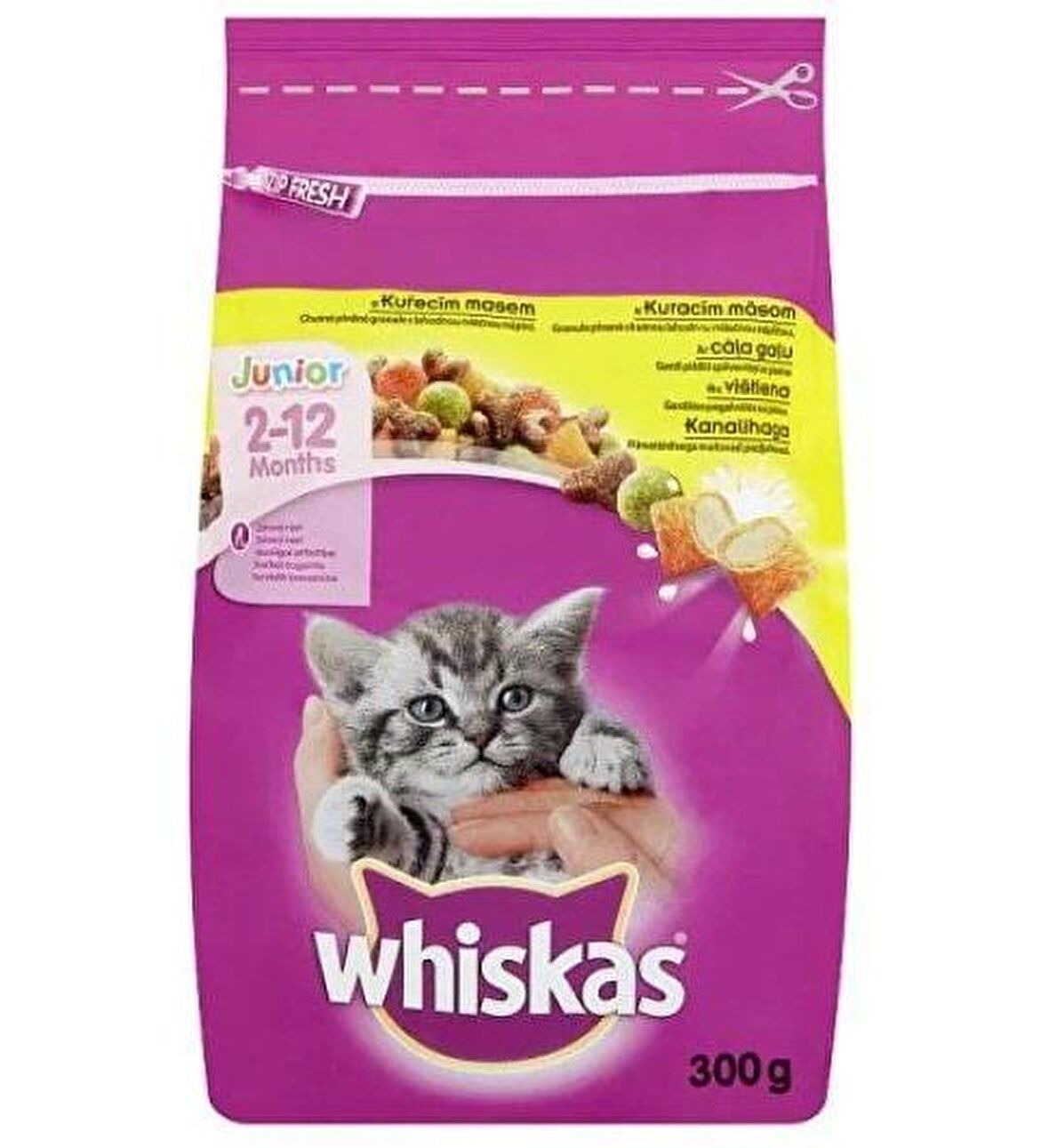 Whiskas Tavuklu Yavru Kuru Kedi Maması 300 Gr