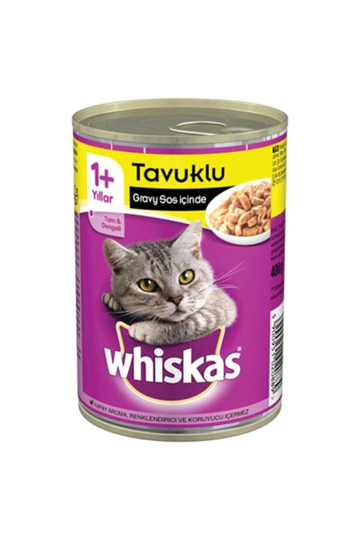 Tavuklu Konserve Kedi Maması 400 gr X 24 Adet