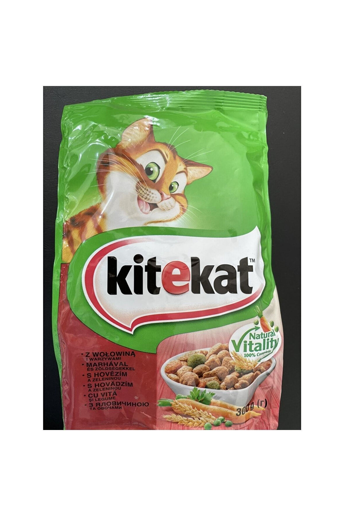 Kitekat Biftekl, Sebzeli 300 Gram Kuru Mama