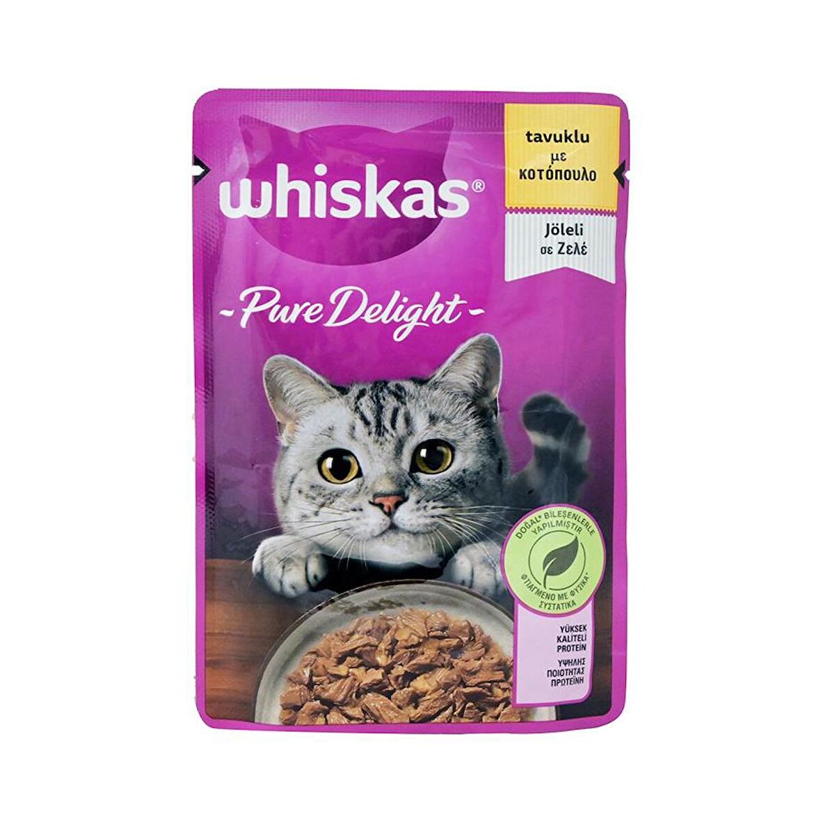 Whiskas Pure Delight Tavuklu Poşet Yaş Mama 85 g