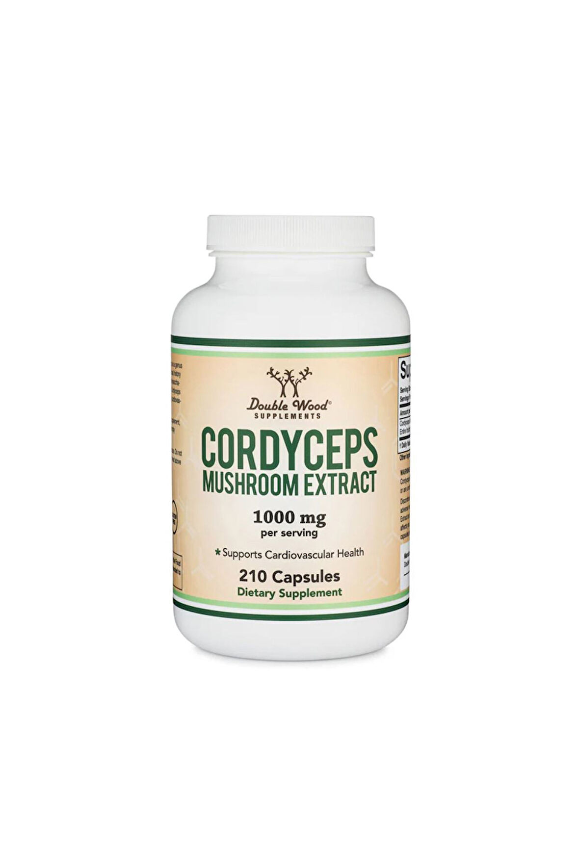 Double Wood Cordyceps Mushroom -   1000 Mg 210 Kapsül