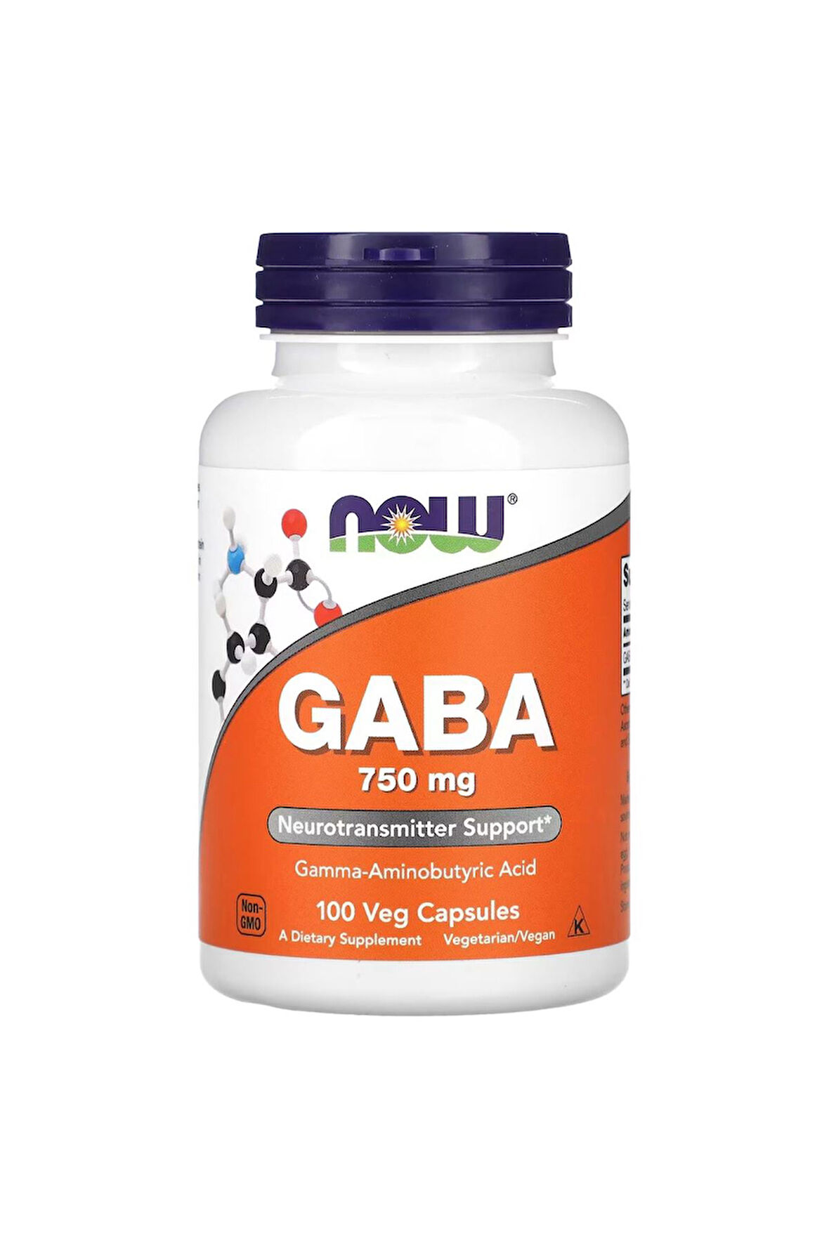 Now Foods Gaba 750 Mg 100 Vegan Kapsül