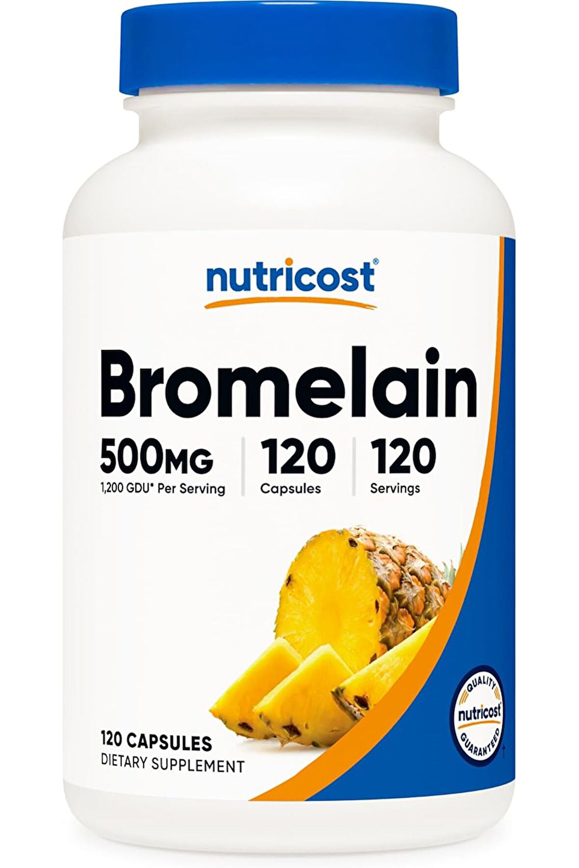 Nutricost Bromelain 500 Mg 120 Kapsül