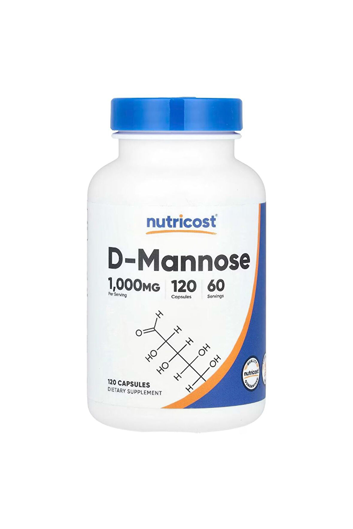 Nutricost D-Mannose 1000 Mg 120 Kapsül