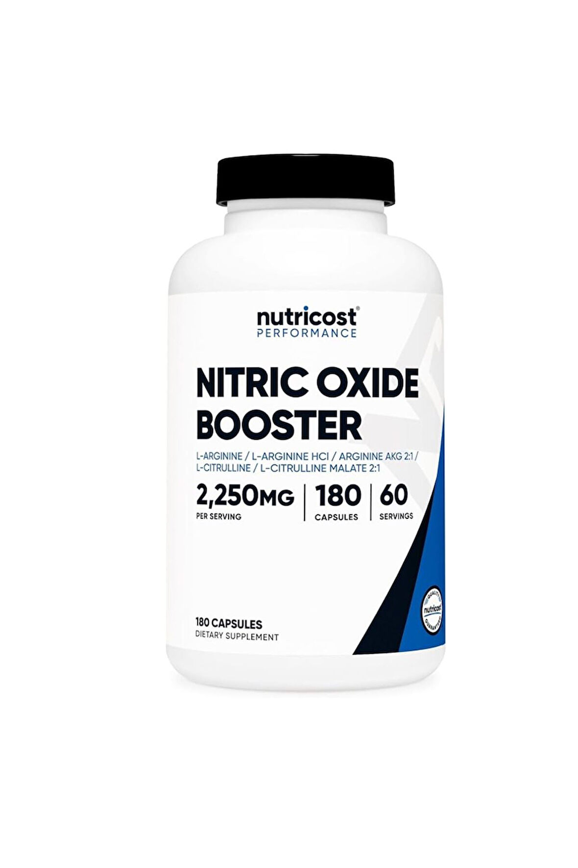 Nutricost Nitric Oxide Booster 750 Mg 180 Kapsül