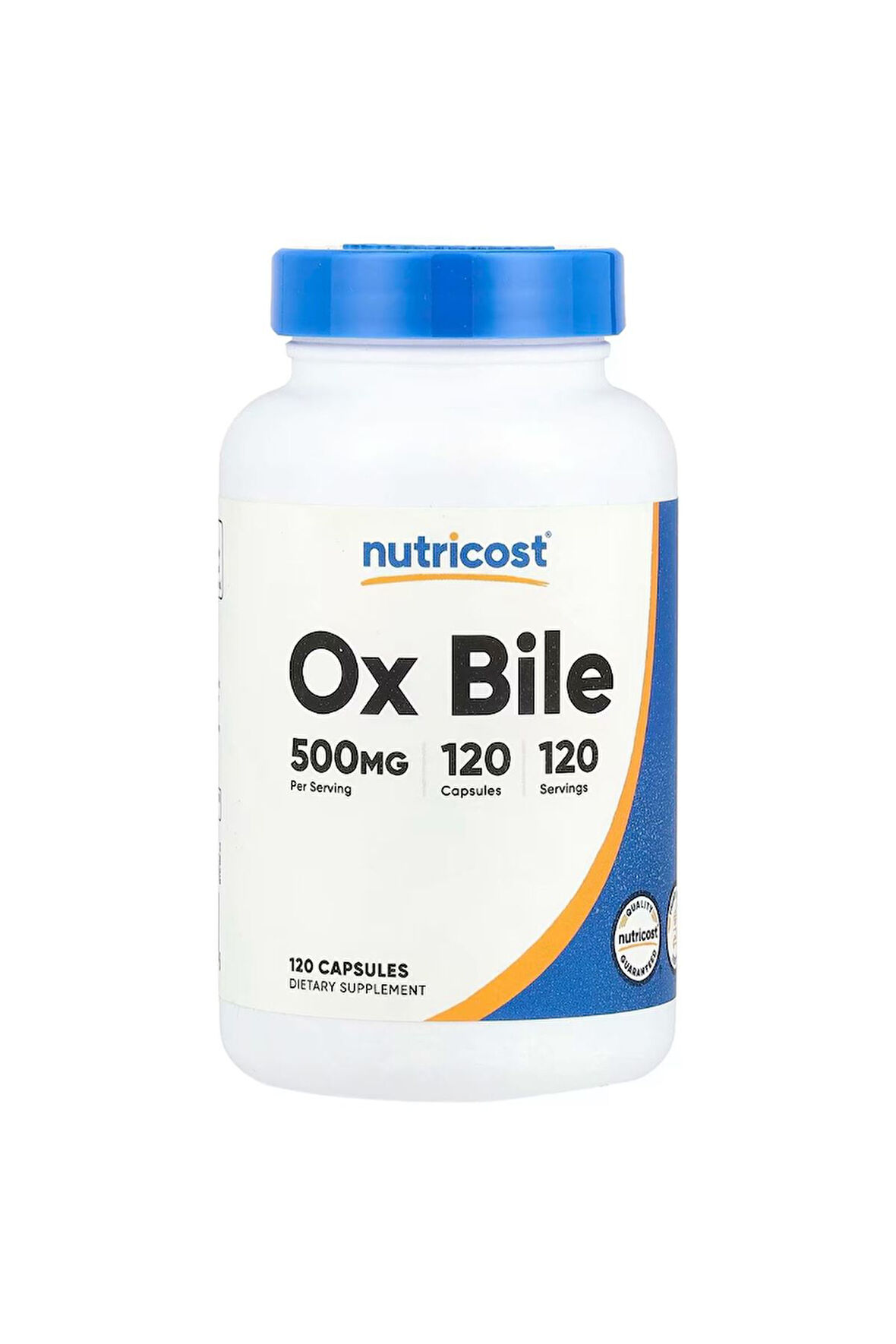 Nutricost Ox Bile 500 Mg 120 Kapsül