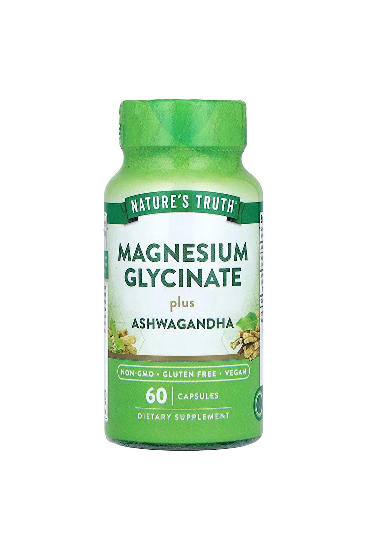 Nature's Truth, Magnesium Glycinate Plus Ashw, 60 Capsules