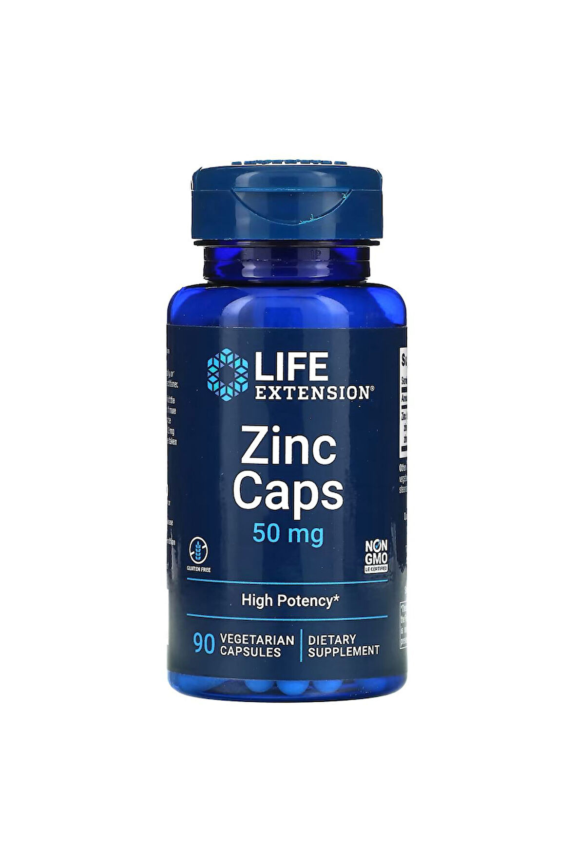 Zinc Caps high 50 mcg 90 Kapsül