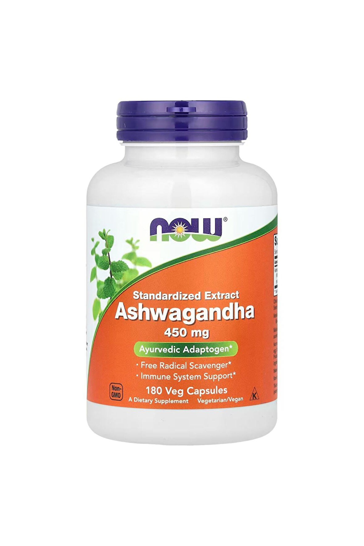 Now Foods Ashwagandh.aa 450 mg 180 Veggie Kapsül