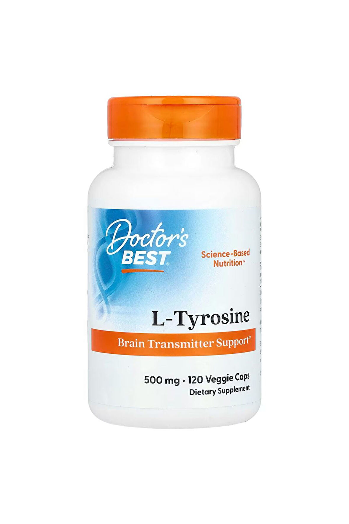 Doctor's Best, L-Tyrosine, 500 mg, 120 Veggie Caps