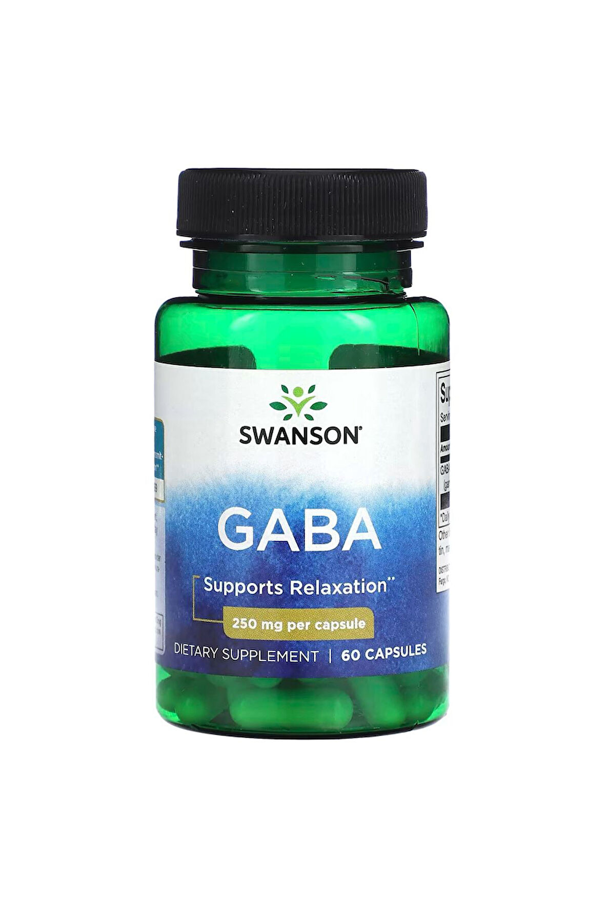 Swanson Gaba 250 mg 60 capsules