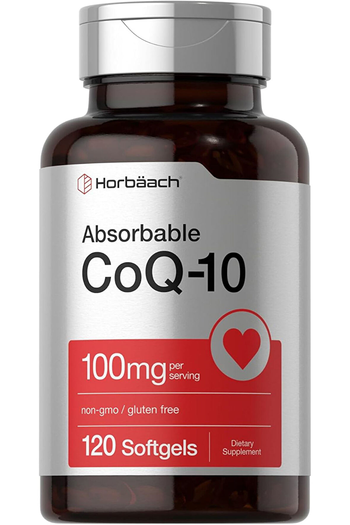 Horbäach CoQ10 100 Mg Softgels | 120 Kapsül