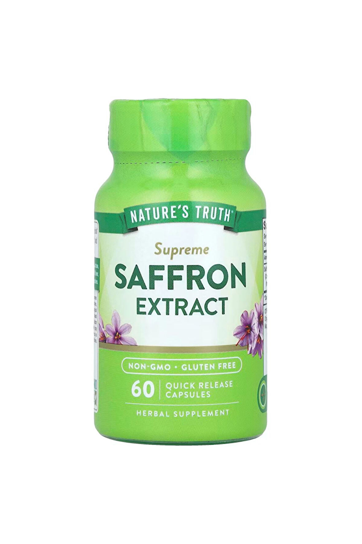 Supreme Saffron Extract, 60 Quick Release Capsules