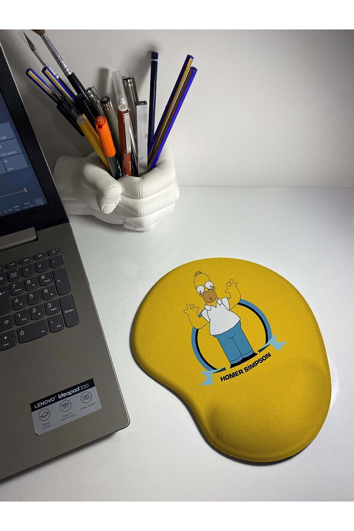 Homer Simpson Bilek Destekli Mouse Pad