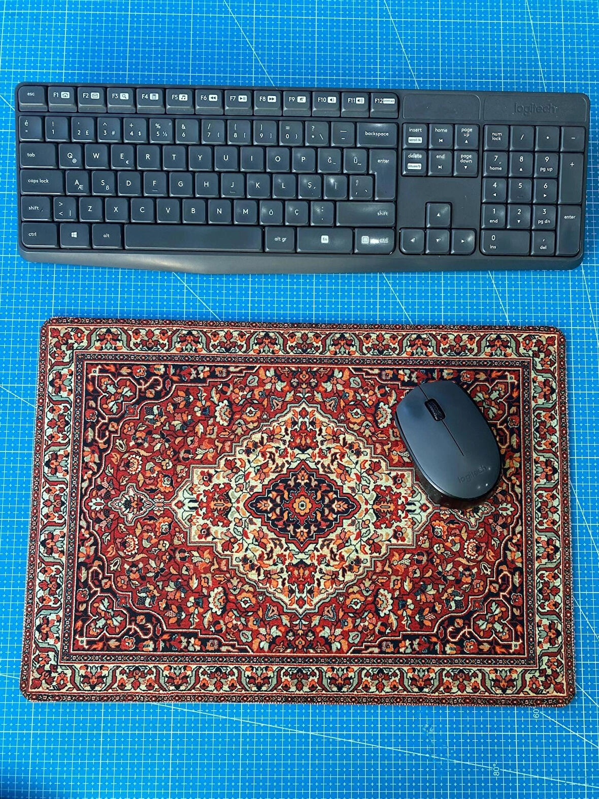 Rakkun Shop - Halı Desen Baskılı Mouse Pad (28x40 cm)