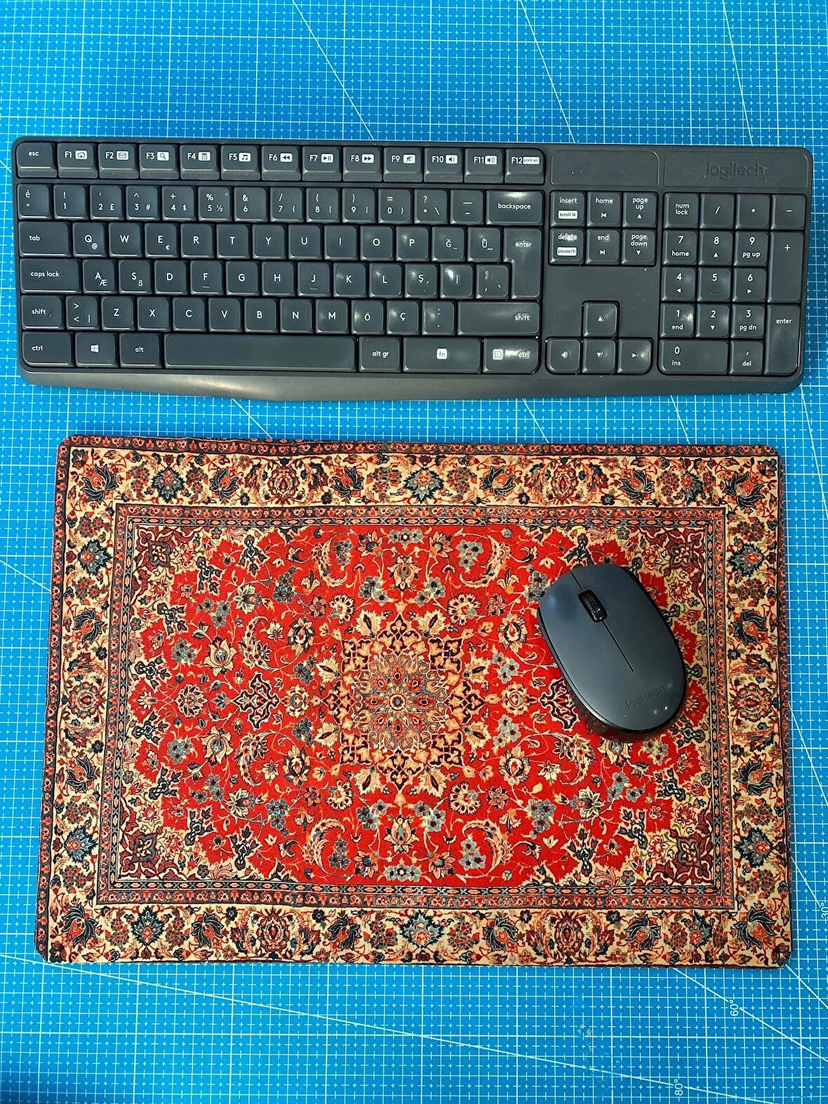 Rakkun Shop - Halı Desen Baskılı Mouse Pad