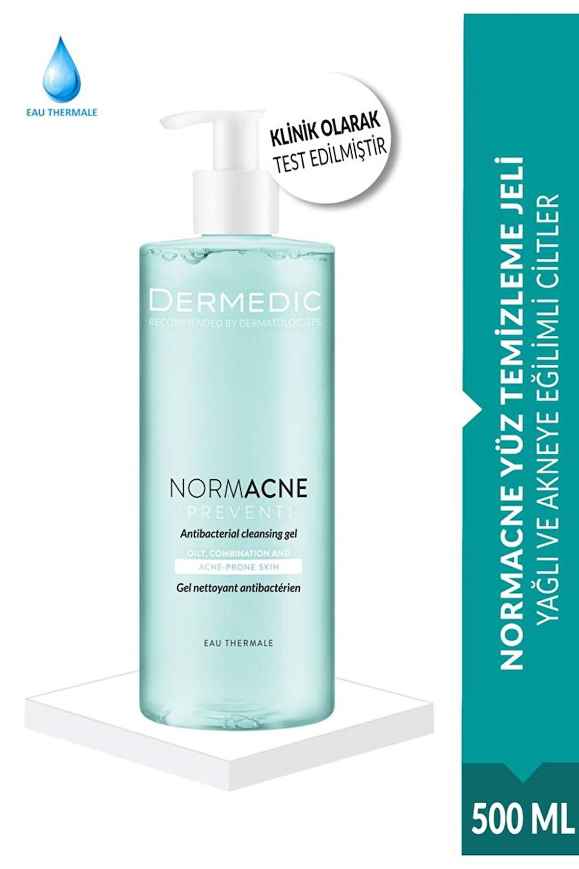 NORMACNE YÜZ TEMİZLEME JELİ 500ML