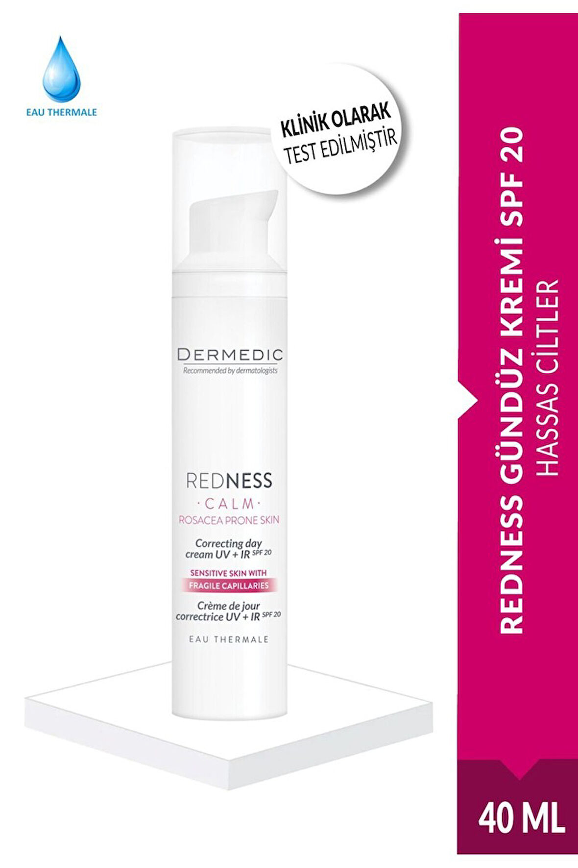 REDNESS GÜNDÜZ KREMİ SPF 20+