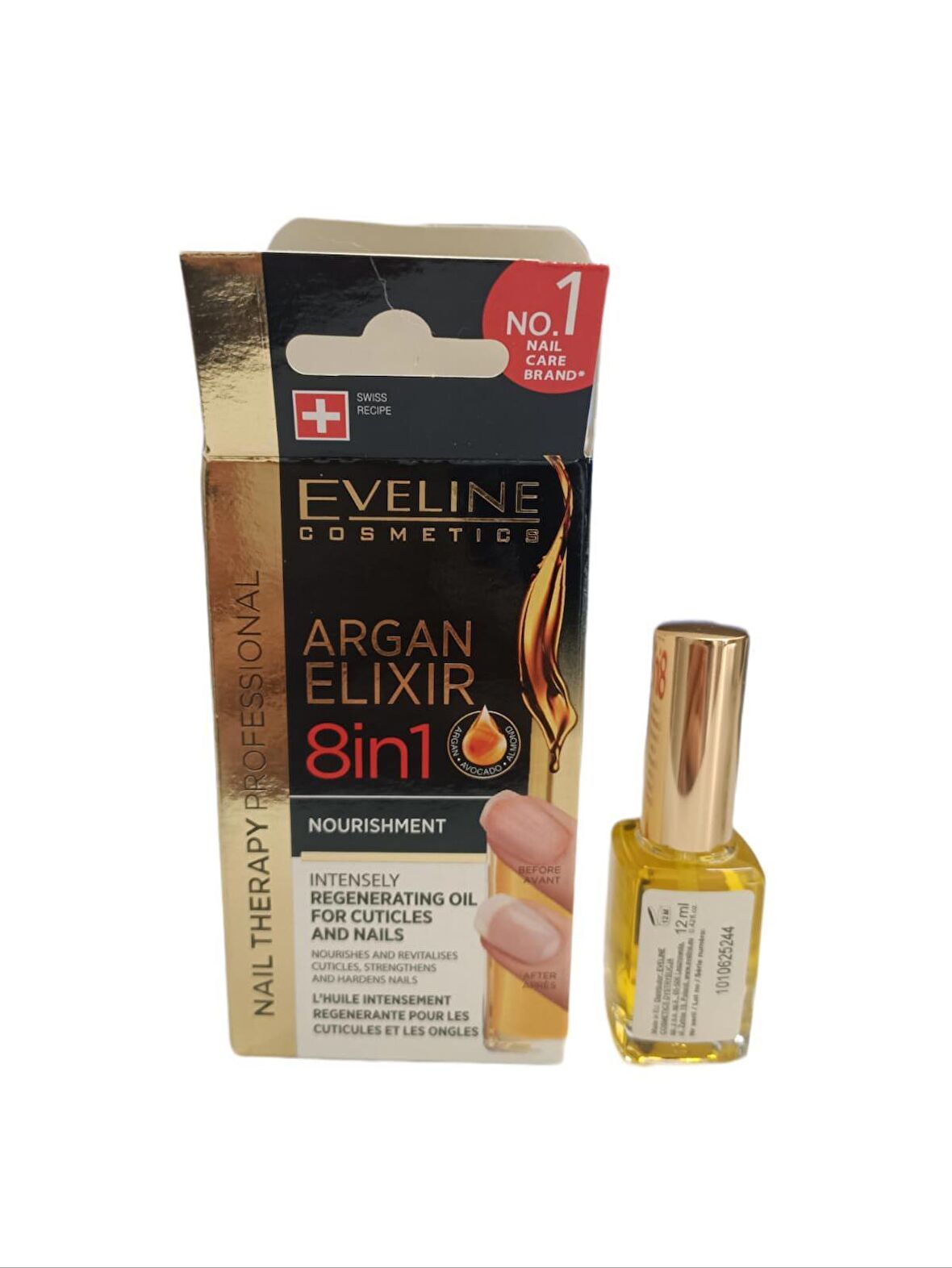 EVELINE TIRNAK TERAPİSİ PROFESYONEL BESLEYİCİ ARGAN İKSİRİ 8in1 (12ML) EVE729